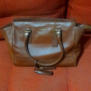 Coach (original) Tan Leather bag